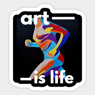 Popart woman 2 Sticker